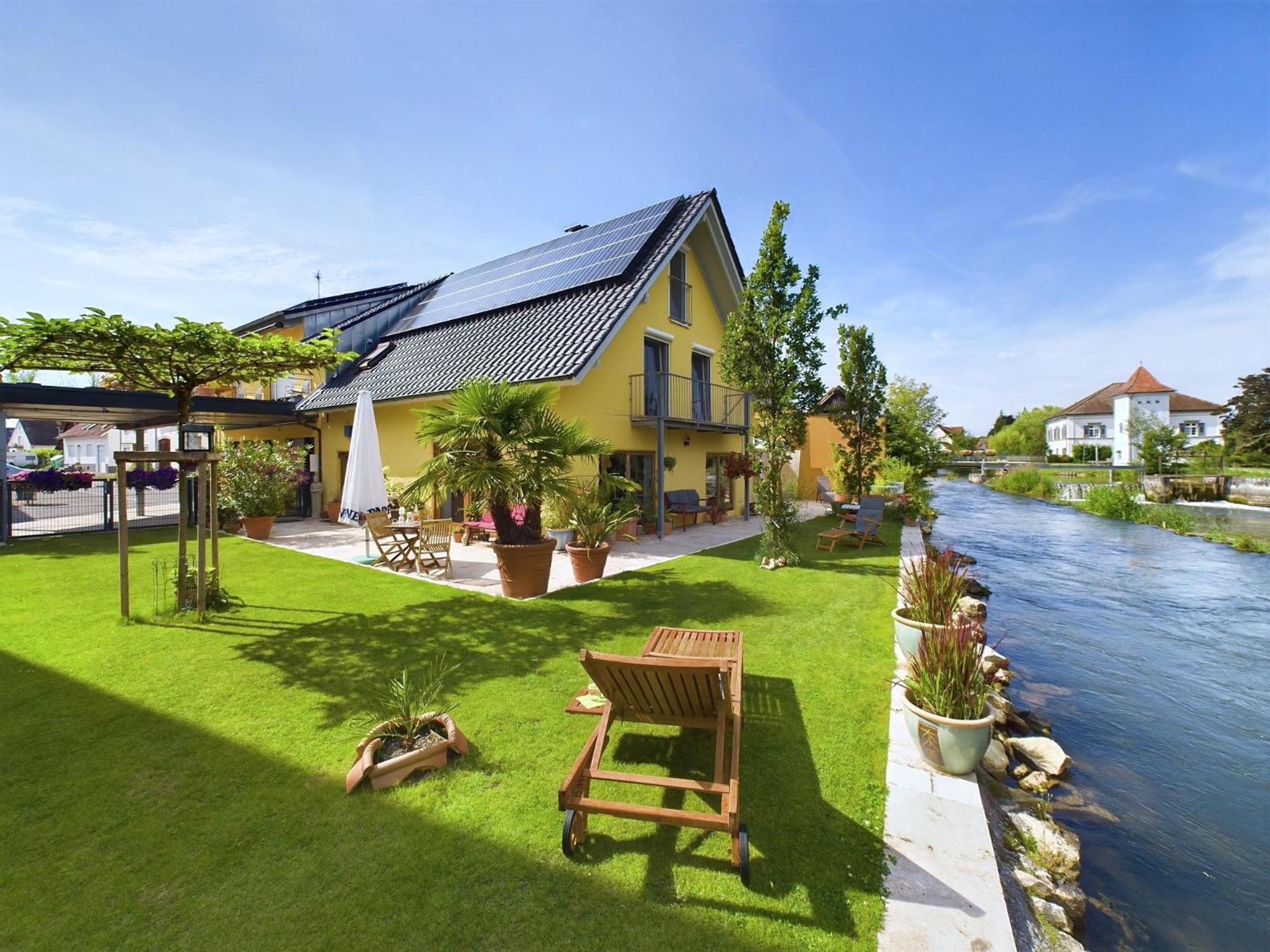 1 Zimmer Mit Bad Ohne Kueche, 1 Person, 15 Qm, Direkt An Der Aach Singen Extérieur photo